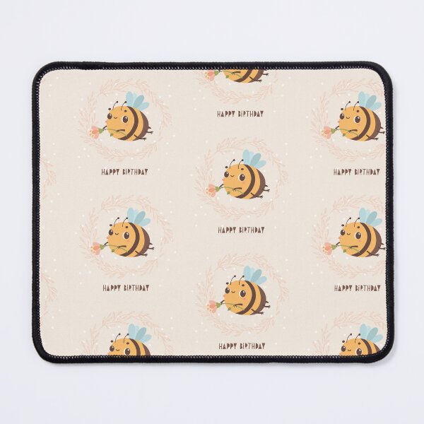 Item preview, Bee Happy Birthday: Adorable Bee-Themed Card" designed and sold by hjian8219.