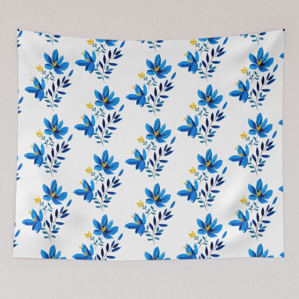 Item preview, Blue Flowers  designed and sold by xiao xuans.