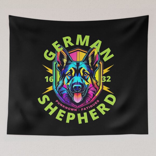 Item preview, Bright German Shepherd Logo designed and sold by pUNKnown.