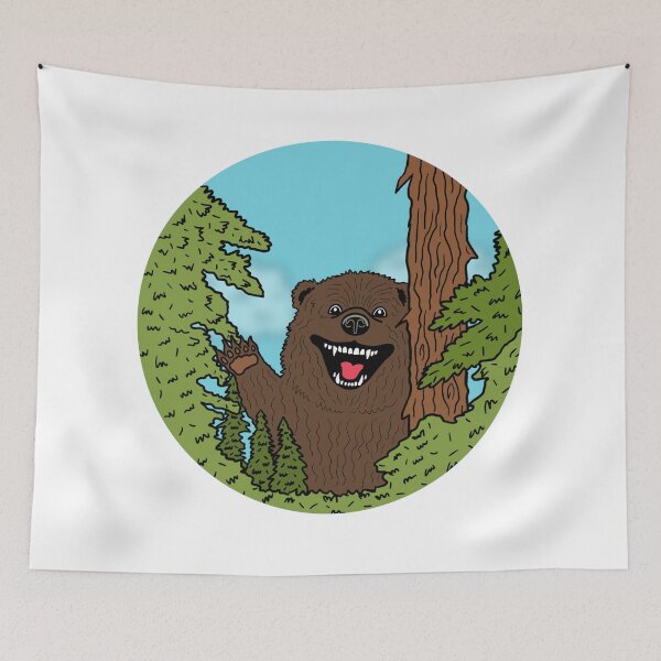 Item preview, California Redwoods Bear  designed and sold by jellystudioco.