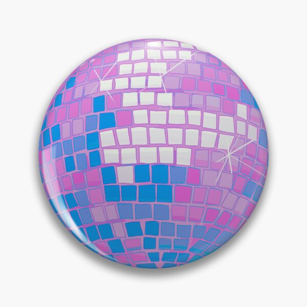 Item preview, trans flag mirrorball designed and sold by truthplum.