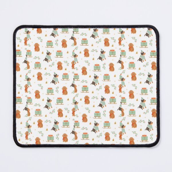 Item preview, Paws & Presents: Christmas Dogs Seamless Pattern" designed and sold by hjian8219.