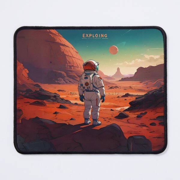Item preview, Mars Exploration Art designed and sold by Obsidian Ink by Wilshire.
