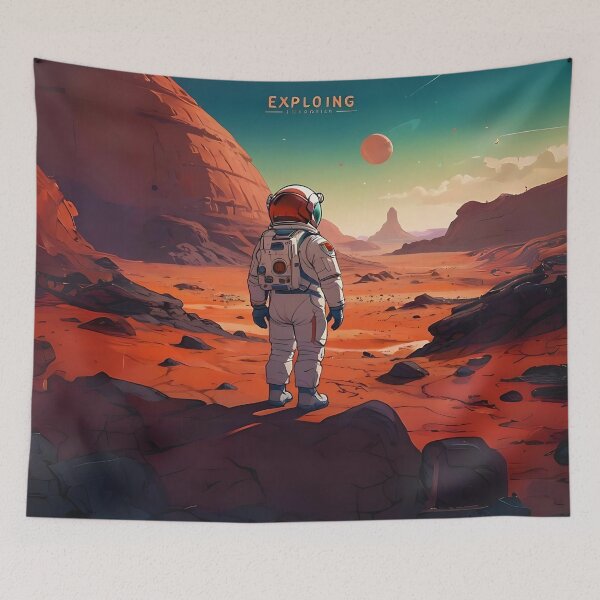 Item preview, Mars Exploration Art designed and sold by Obsidian Ink by Wilshire.