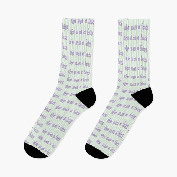 Item preview, "She was a fairy" in Curly Purple Letters designed and sold by Neteshez.