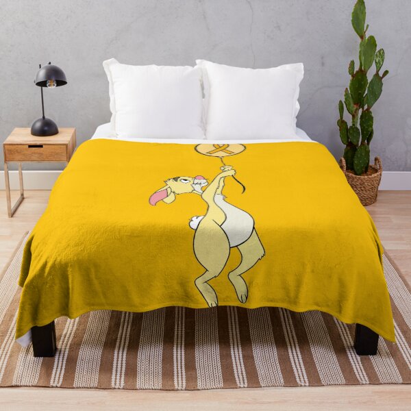 Item preview, Yellow Bunny Hanging from an Awareness Ribbon Balloon (Yellow) designed and sold by CaitlynConnor.