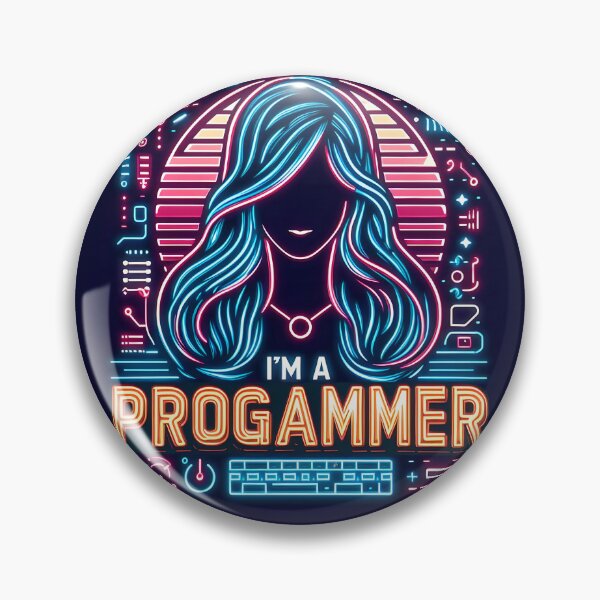 Item preview, I'm a Programmer, typography, neon designed and sold by maxmaj.