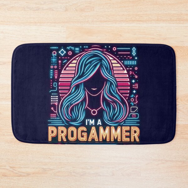 Item preview, I'm a Programmer, typography, neon designed and sold by maxmaj.