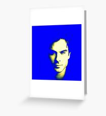The Vampire Diaries - Damon Salvatore - Ian Somerhalder Greeting Card