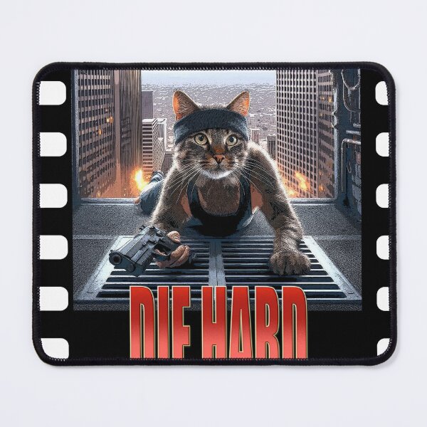 Item preview, Die Hard Cat designed and sold by Foxlindesigns.