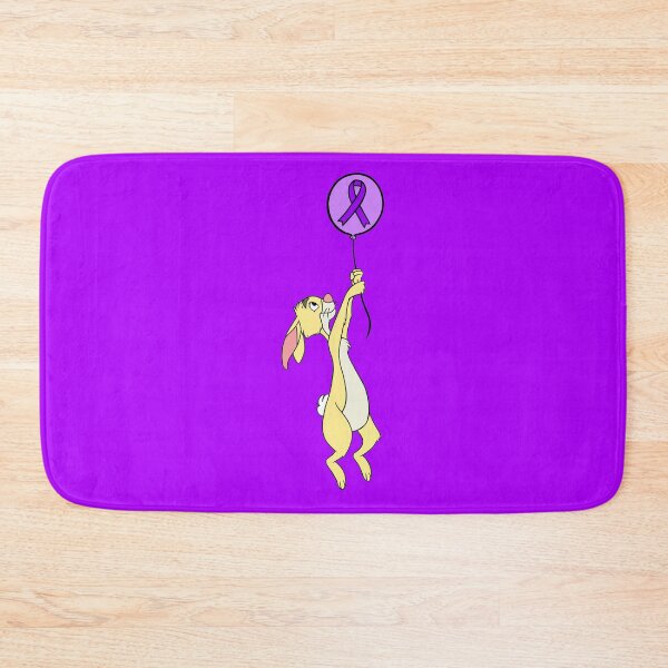 Item preview, Yellow Bunny Hanging from an Awareness Ribbon Balloon (Purple) designed and sold by CaitlynConnor.