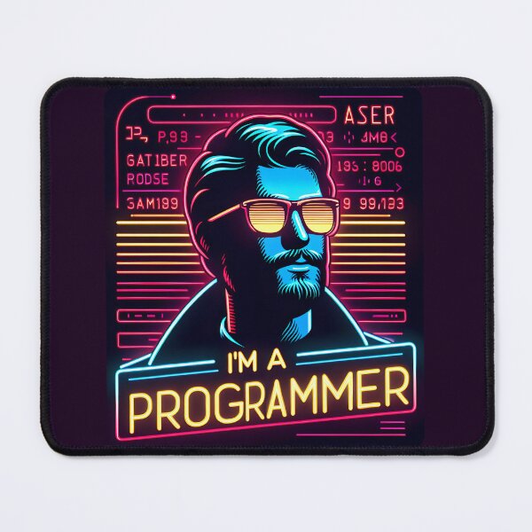 Item preview, I'm a Programmer, typography, neon designed and sold by maxmaj.