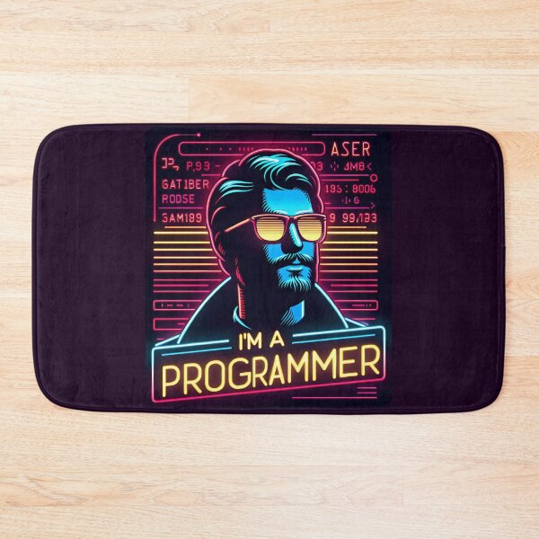 Item preview, I'm a Programmer, typography, neon designed and sold by maxmaj.