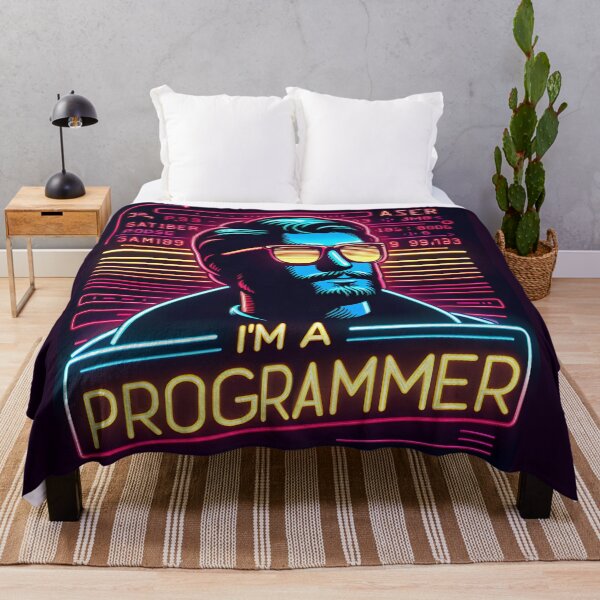 Item preview, I'm a Programmer, typography, neon designed and sold by maxmaj.