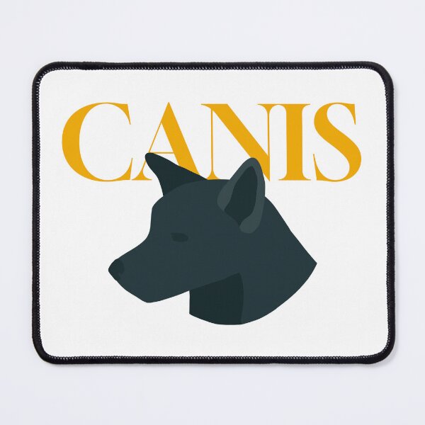Item preview, canis headshot (yellow) designed and sold by ShirewolfWorks.