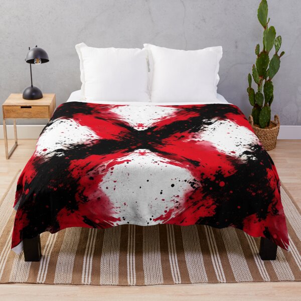 Item preview, Black Red X Paint Pattern designed and sold by Pokemondundee.