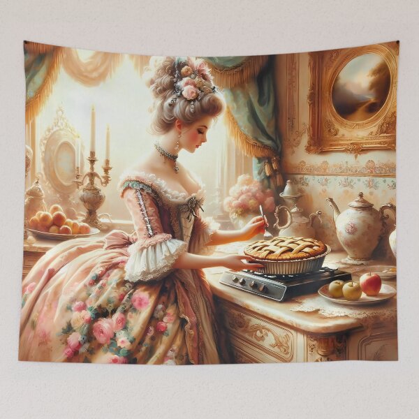 Item preview, Rococo Apple Pie Elegance with a Modern Twist designed and sold by DeenaDee.