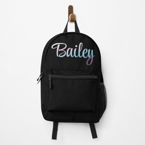 Item preview, Pretty Script Bailey Typographic Name in Cool Colors designed and sold by AloraDawnEve.