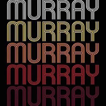 Artwork thumbnail, Murray Retro Wordmark Pattern by aaronfields