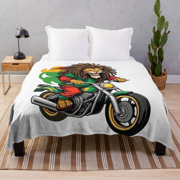 Artikelvorschau, Rasta Löwe Motorrad entworfen und verkauft von reggaeartgifts.