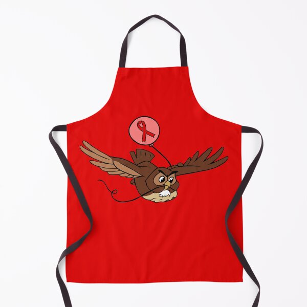 Item preview, Owl Flying With a Awareness Ribbon Balloon (Red) designed and sold by CaitlynConnor.