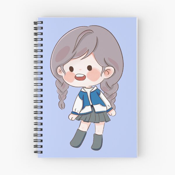 Item preview, Little girl with blue jacket  designed and sold by PinkMocha.