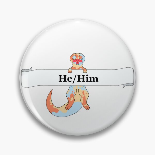 Item preview, Splotch He/Him designed and sold by DanisaurStudios.
