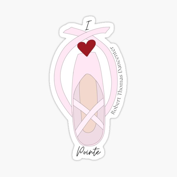 I <3 Pointe Sticker