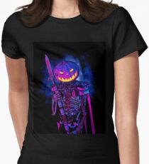 Camiseta entallada para mujer helloween