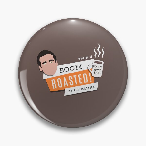 Item preview, Michael Scott - "Boom Roasted, Coffee Roasters" - The Office (US)  designed and sold by ach-prints.