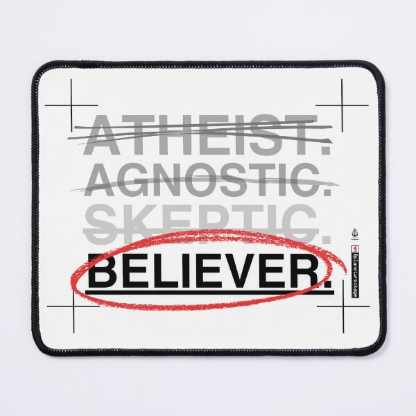 Item preview, ATHEIST. AGNOSTIC. SKEPTIC. BELIEVER. (Design 2) designed and sold by planetwrockage.