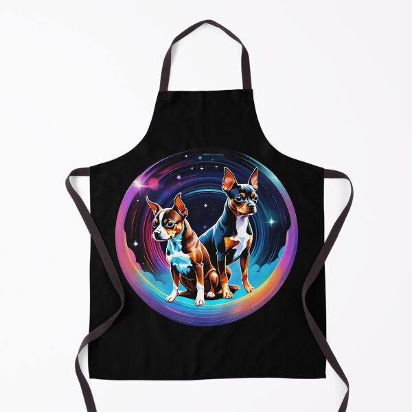 Item preview, Cute Miniature pinschers in space designed and sold by MamaSweetea.