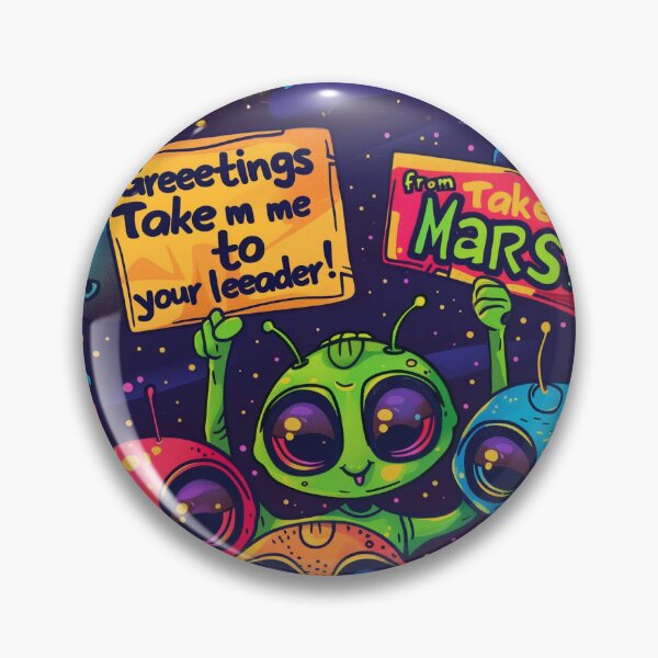 Item preview, Cute Aliens Art  designed and sold by Obsidian Ink by Wilshire.
