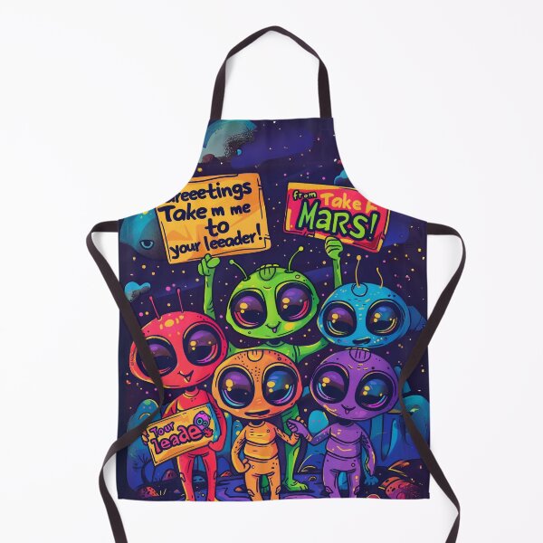 Item preview, Cute Aliens Art  designed and sold by Obsidian Ink by Wilshire.