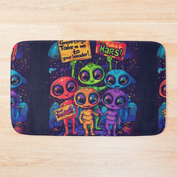 Item preview, Cute Aliens Art  designed and sold by Obsidian Ink by Wilshire.