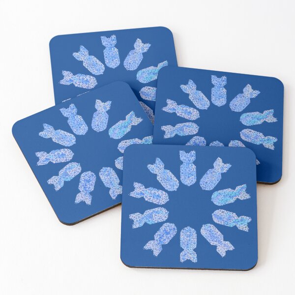 Item preview, Crazy Daisy (blue) designed and sold by BrownWoodRobot.