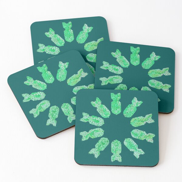 Item preview, Crazy Daisy (green) designed and sold by BrownWoodRobot.