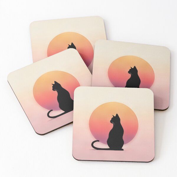 Item preview, Cat - Silhouette Gradient #2 designed and sold by Pokemondundee.