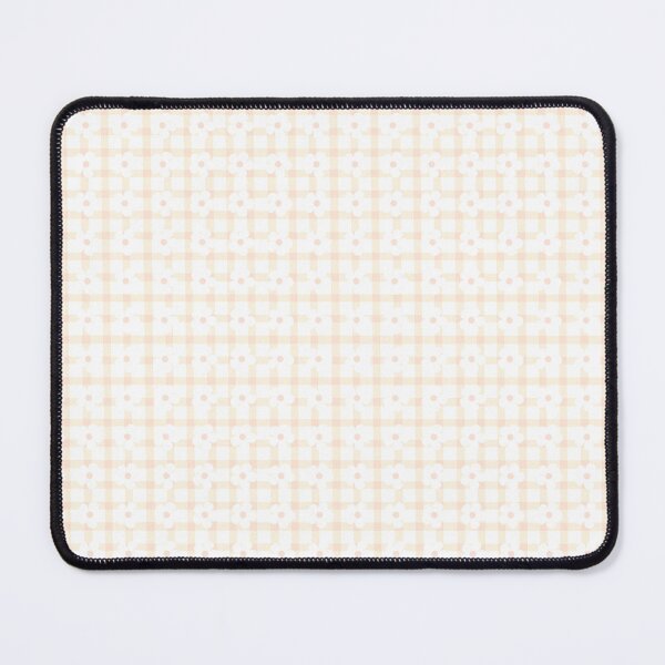 Item preview, Orange color check flower pattern designed and sold by liebeu.