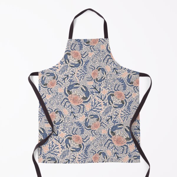 Item preview, Blue Nova 825 Crab Pattern - Coastal Marine Life Design with Trendy Blue Hue designed and sold by MindFulStudios.