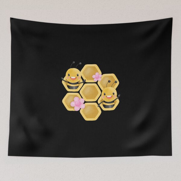 Item preview, Cute Bee Honeycomb Design designed and sold by IvyIsle.
