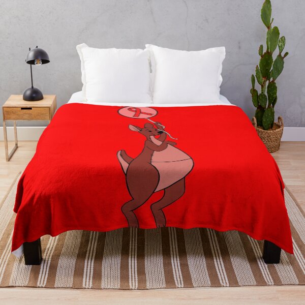 Item preview, Kanga-Roo Hanging from an Awareness Ribbon Balloon (Red) designed and sold by CaitlynConnor.