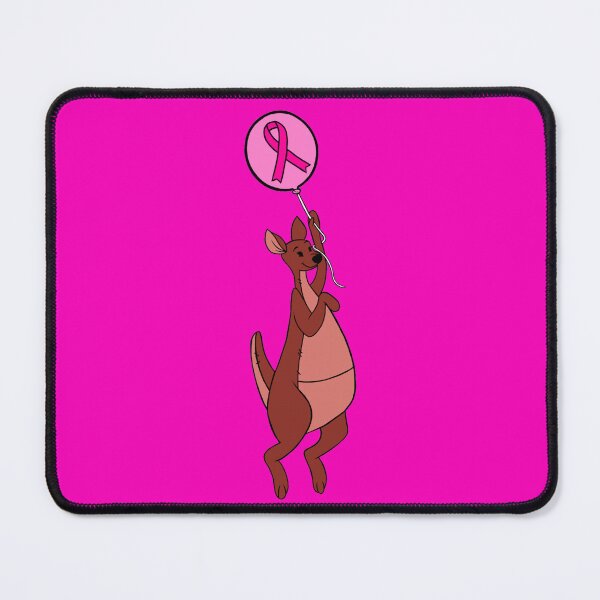 Item preview, Kanga-Roo Hanging from an Awareness Ribbon Balloon (Pink) designed and sold by CaitlynConnor.