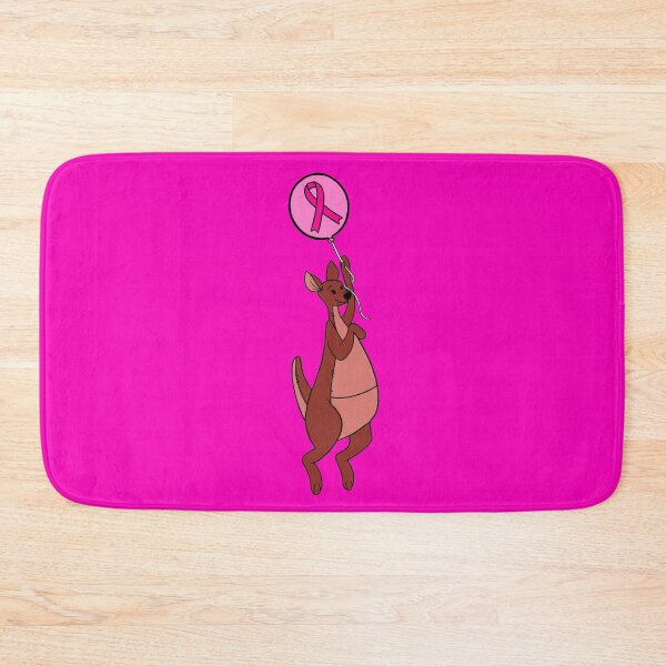 Item preview, Kanga-Roo Hanging from an Awareness Ribbon Balloon (Pink) designed and sold by CaitlynConnor.