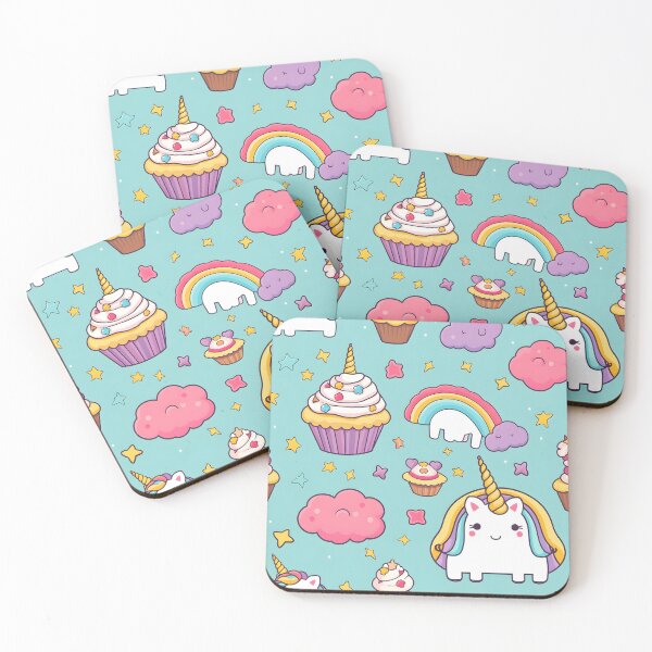 Item preview, Cartoon Unicorn seamless pattern  designed and sold by PHETChi-02.