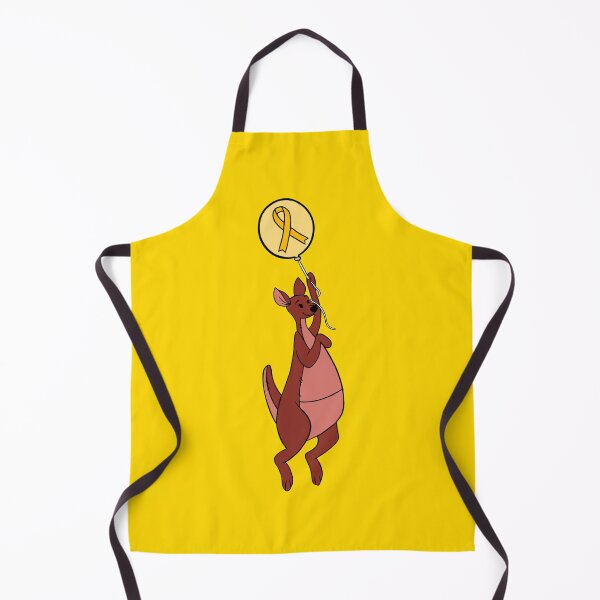 Item preview, Kanga-Roo Hanging from an Awareness Ribbon Balloon (Yellow) designed and sold by CaitlynConnor.