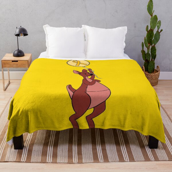 Item preview, Kanga-Roo Hanging from an Awareness Ribbon Balloon (Yellow) designed and sold by CaitlynConnor.