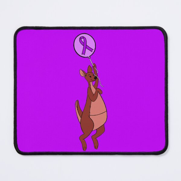 Item preview, Kanga-Roo Hanging from an Awareness Ribbon Balloon (Purple) designed and sold by CaitlynConnor.