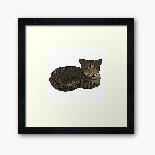 Item preview, Happy Tabby Cat designed and sold by pheyth.