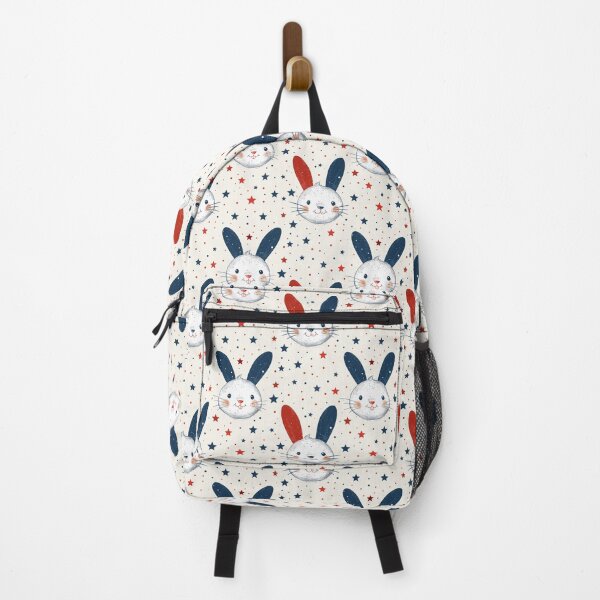 Item preview, Patriotic Bunny Fourth of July Kids Design Pattern Red White and Blue designed and sold by CarpanaBay.